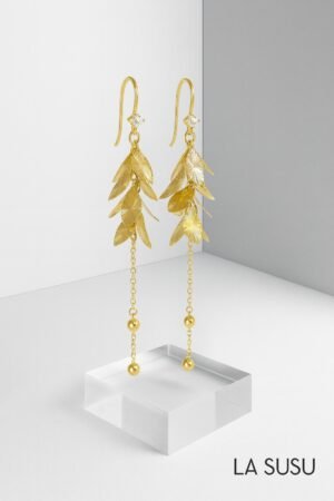 Cercei Lungi "Golden Fern