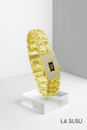 Brățară "Iced Cuban" cu Monogramă